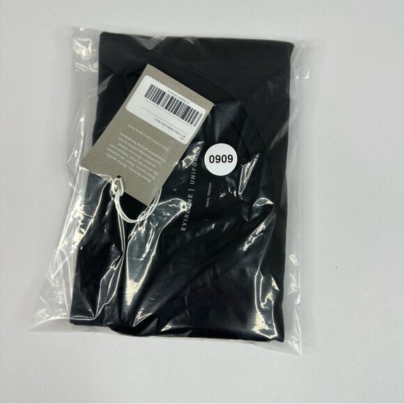 Everlane‎ Uniform Men's NWT Black The Organic Crew Neck Athleisure T-Shirt L/C43 - Picture 12 of 12
